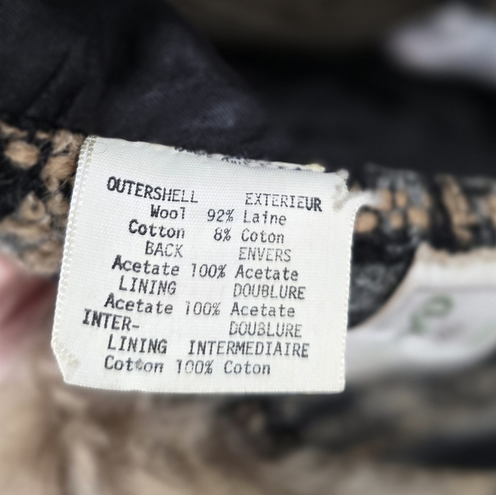 Vintage Plaid Double-Breasted Women's Coat - Picture 3 of 8
